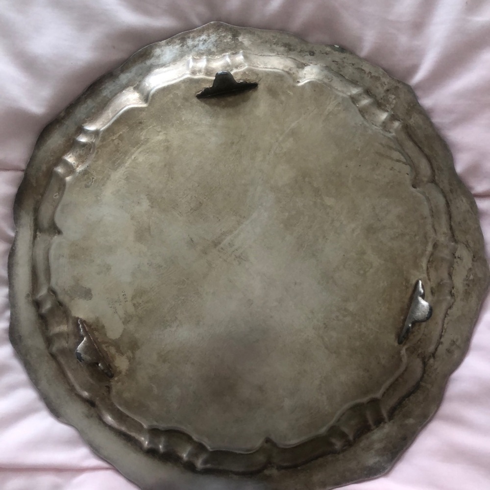 Beautiful vintage silver serving tray-
12” - Picture 3 of 4